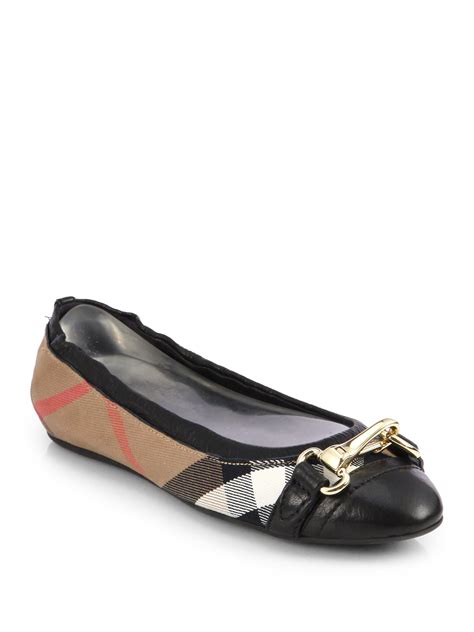 girls burberry flats|burberry ballerina flats sale.